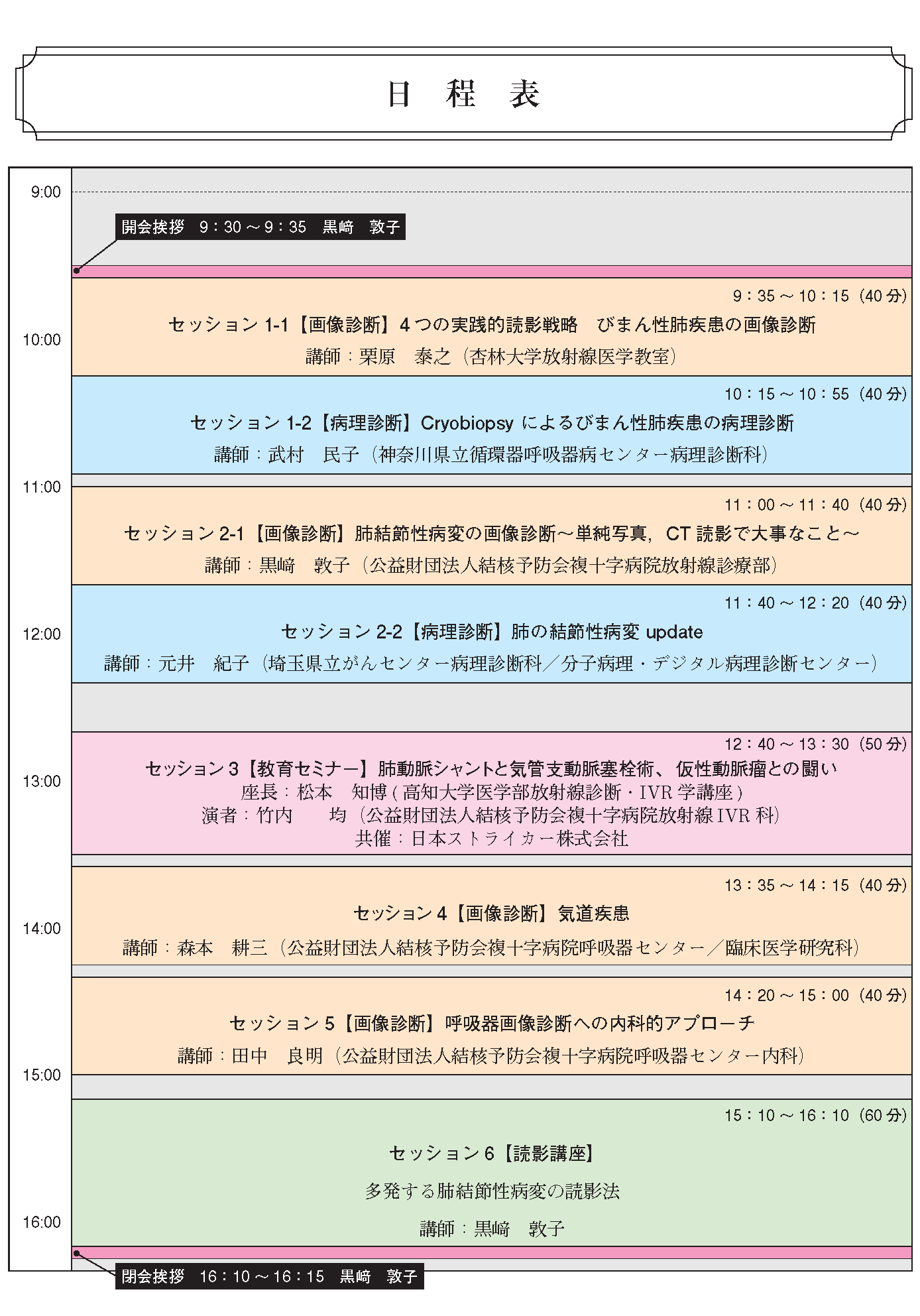 基礎と実践から学ぶ『呼吸器画像診断の会』